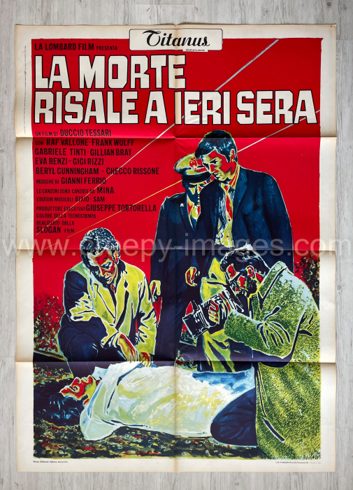 Das Grauen kam aus dem Nebel / La morte risale a ieri sera - Italienisches Due-Fogli (2F)